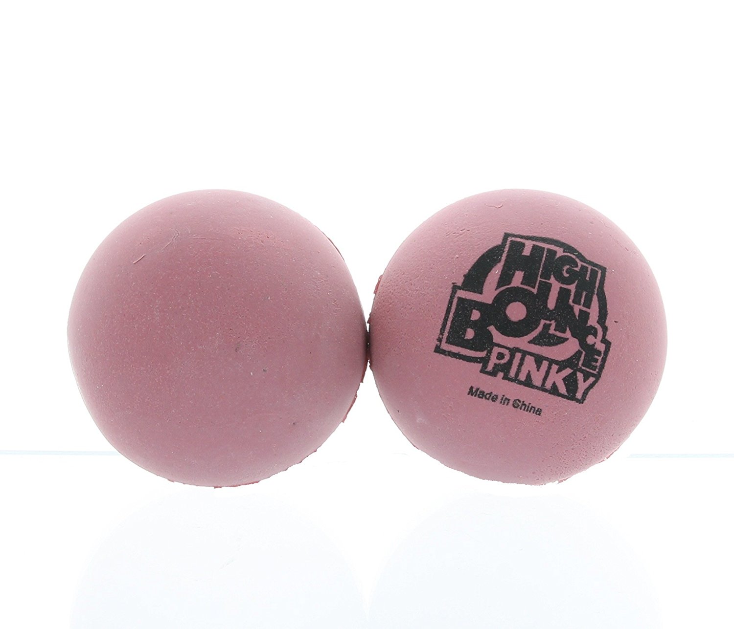 pink rubber balls